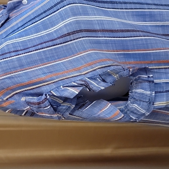 Button Down Sleeveless blouse Petite Large - Picture 5 of 7